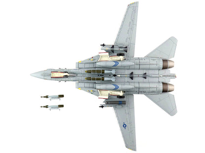 Grumman F-14B Tomcat Fighter Aircraft "OEF VF-143 'Pukin Dogs'" (2002) "Air Power Series" 1/72 Diecast Model by Hobby Master