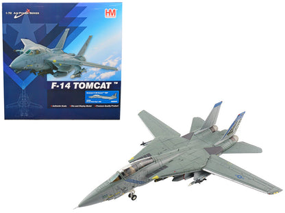 Grumman F-14B Tomcat Fighter Aircraft "OEF VF-143 'Pukin Dogs'" (2002) "Air Power Series" 1/72 Diecast Model by Hobby Master