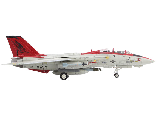 Grumman F-14B Tomcat Fighter Aircraft "VF-101 'Grim Reapers' NAS Oceana Airshow" (1997) United States Navy "Air Power Series" 1/72 Diecast Model by Hobby Master