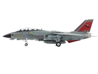 Grumman F-14D Tomcat Fighter Aircraft "VF-31 Tomcatters The Last Tomcat Cruise" (2006) United States Navy "Air Power Series" 1/72 Diecast Model by Hobby Master