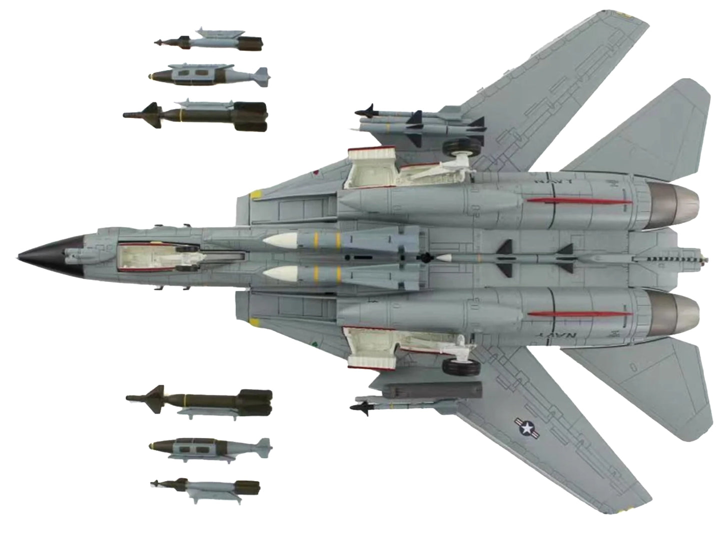 Grumman F-14D Tomcat Fighter Aircraft "VF-31 Tomcatters The Last Tomcat Cruise" (2006) United States Navy "Air Power Series" 1/72 Diecast Model by Hobby Master