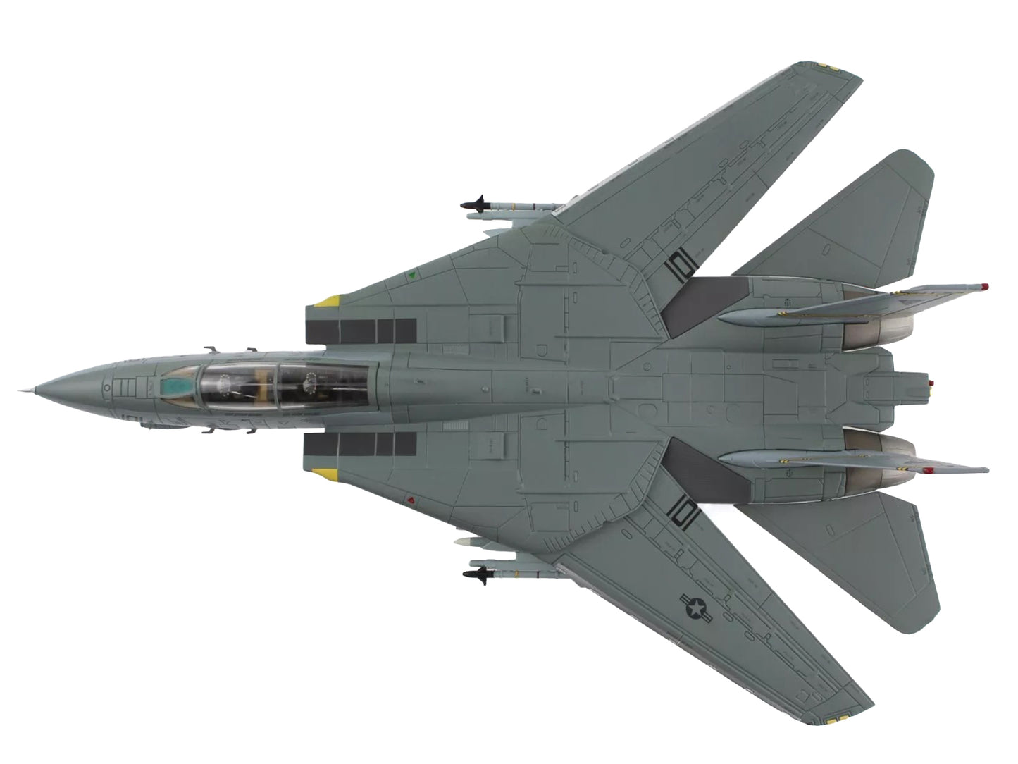 Grumman F-14B Tomcat Fighter Aircraft "Last Gypsy Roll VF-32 Swordsmen NAS Oceana" (2005) United States Navy "Air Power Series" 1/72 Diecast Model by Hobby Master