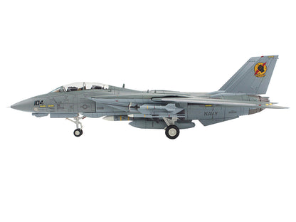 Grumman F-14A Tomcat Fighter Aircraft "Fist of the Fleet" United States Navy "Air Power Series" 1/72 Diecast Model by Hobby Master