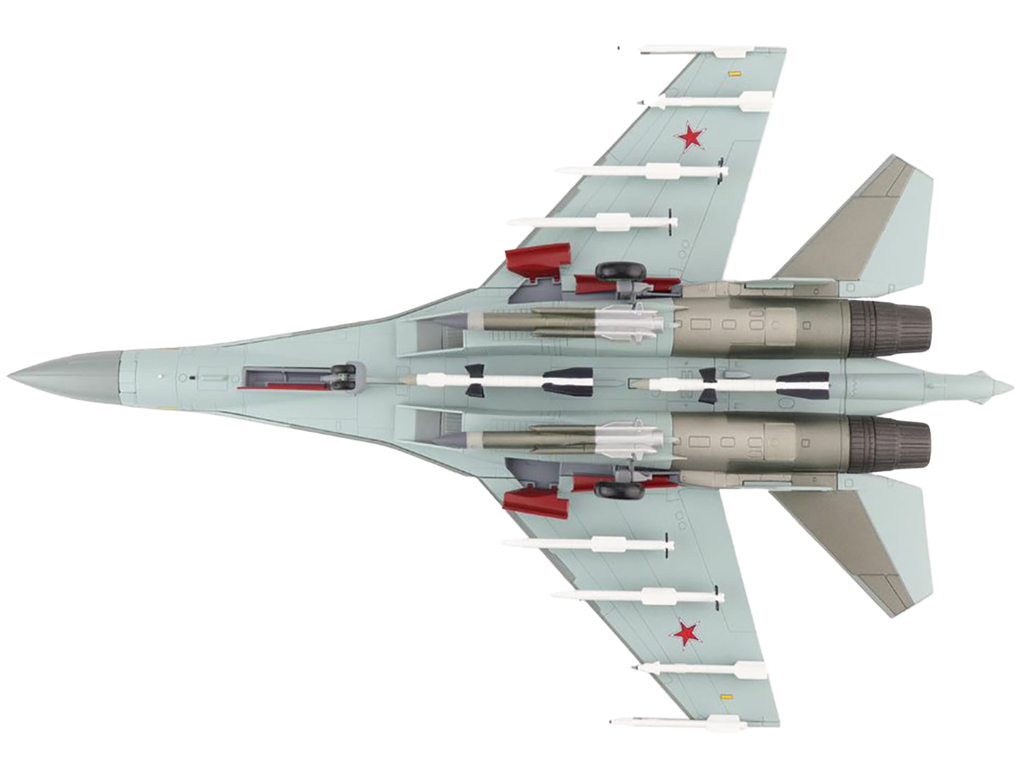 Sukhoi Su-35S Flanker E Fighter Aircraft "22nd IAP 303rd DPVO 11th Air Army VKS (Russian Aerospace Forces)" "Air Power Series" 1/72 Scale Model by Hobby Master