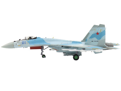 Sukhoi Su-35S Flanker-E Fighter Aircraft "116th Combat Application Training Center of Fighter Aviation VKS" (2022) Russian Air Force "Air Power Series" 1/72 Diecast Model by Hobby Master