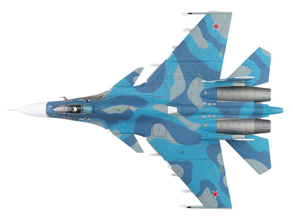 Sukhoi Su-33 Flanker D Fighter Aircraft "2nd Aviation Squadron 279th Shipborne Fighter Aviation Regiment" (2005) Russian Navy "Air Power Series" 1/72 Diecast Model by Hobby Master