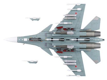 Sukhoi Su-33 Flanker D Fighter Aircraft "2nd Aviation Squadron 279th Shipborne Fighter Aviation Regiment" (2005) Russian Navy "Air Power Series" 1/72 Diecast Model by Hobby Master