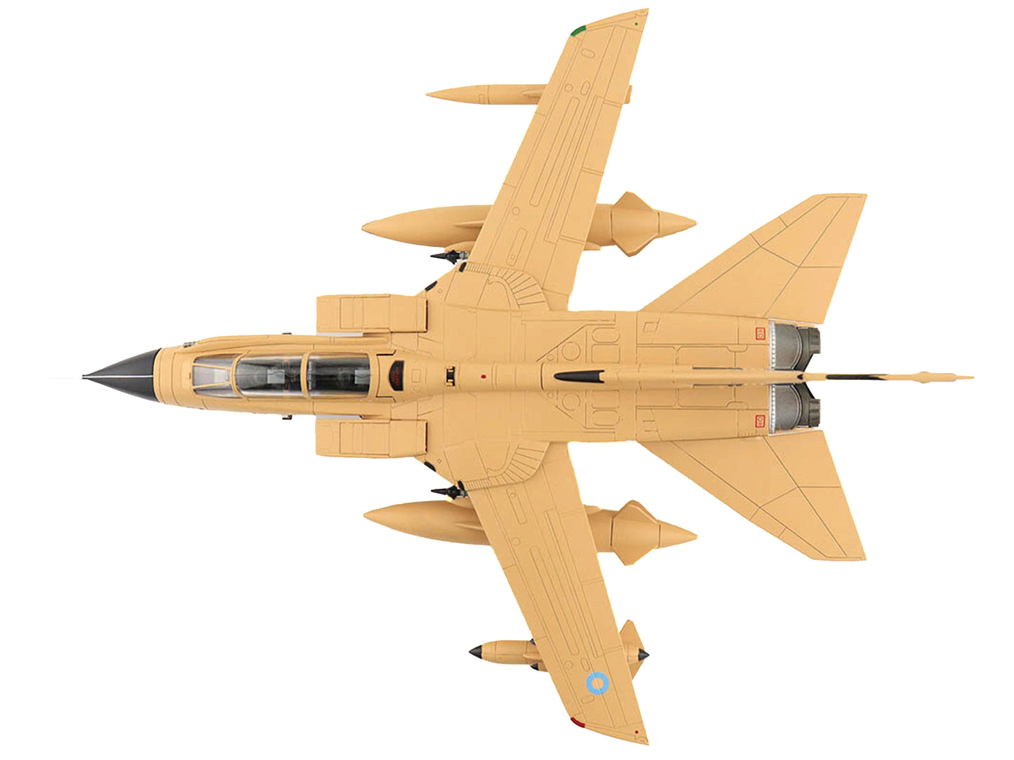 Panavia Tornado GR.1 Multi-Role Aircraft "Debbie" "31 Squadron Operation Granby Bahrain" (1991) Royal Air Force (RAF) "Air Power Series" 1/72 Diecast Model by Hobby Master