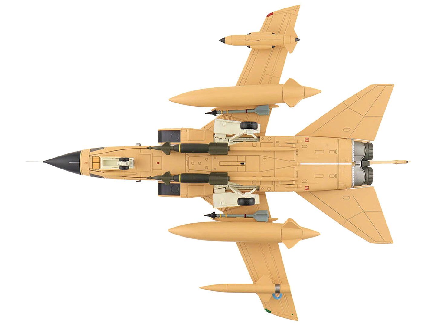 Panavia Tornado GR.1 Multi-Role Aircraft "Debbie" "31 Squadron Operation Granby Bahrain" (1991) Royal Air Force (RAF) "Air Power Series" 1/72 Diecast Model by Hobby Master