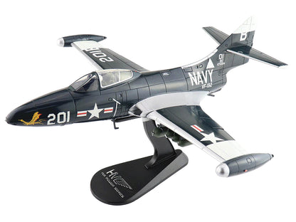 Grumman F9F-5 Panther Aircraft "VF-192 Golden Dragon USS Oriskany" United States Navy "Air Power Series" 1/48 Diecast Model by Hobby Master