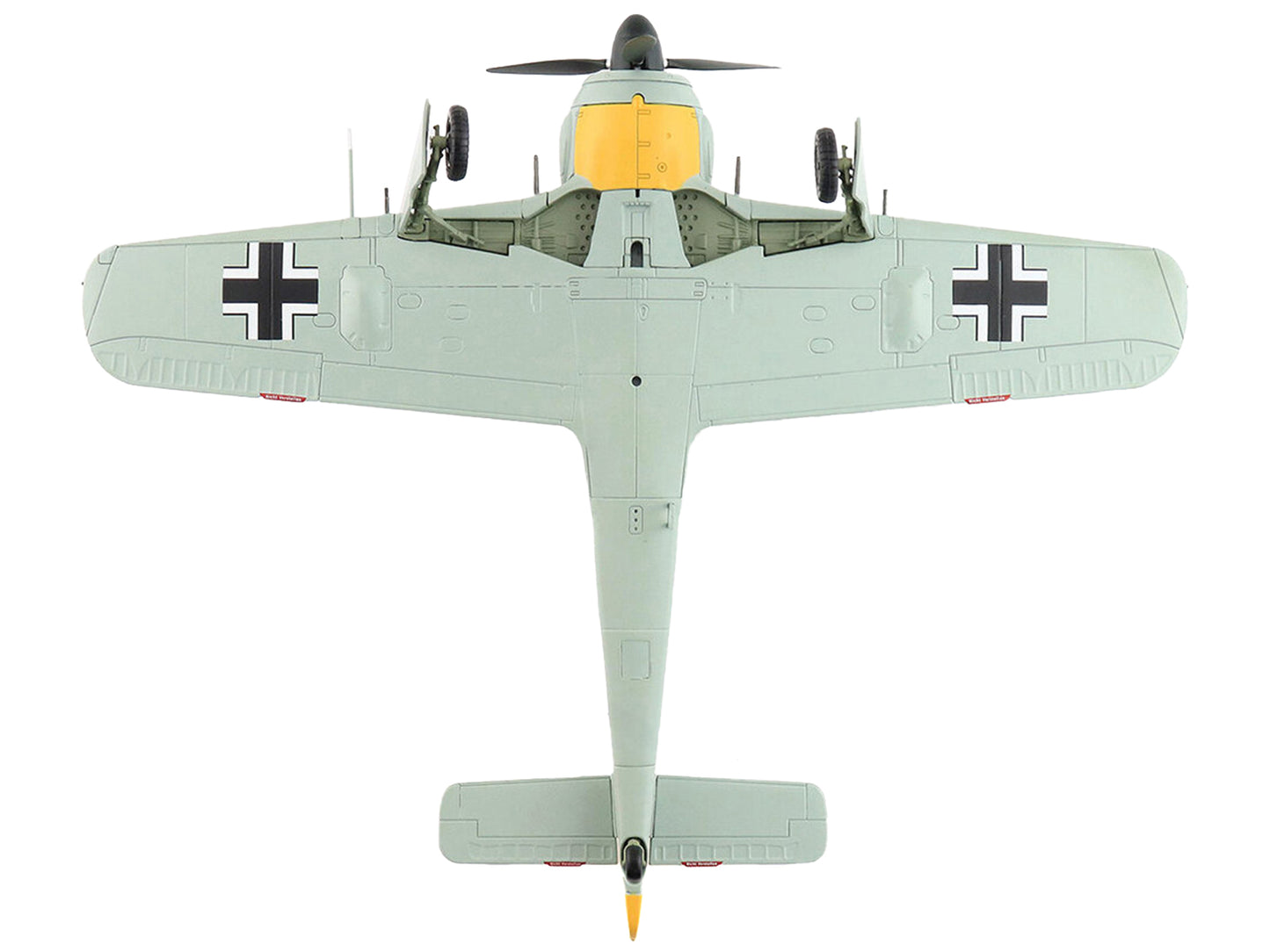 Focke-Wulf Fw 190A-3 Fighter Aircraft "8. Staffel Jagdgeschwader 2 (8/JG.2) World War II" German Luftwaffe "Air Power Series" 1/48 Diecast Model by Hobby Master