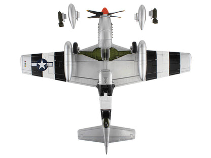 North American P-51D Mustang Fighter Aircraft "Bad Angel Lieutenant Louis E. Curdes 4th Fighter Squadron 3rd Air Commando Group Laoag" (1945) United States Army Air Force "Air Power Series" 1/48 Diecast Model by Hobby Master