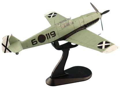 Messerschmitt BF 109E-3 Fighter Aircraft "Hauptmann Siebelt Reents Spanish Civil War" (1939) "Air Power Series" 1/48 Diecast Model by Hobby Master