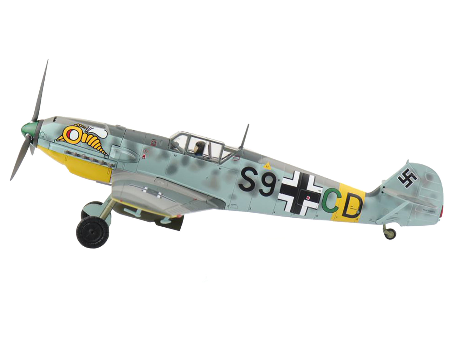 Messerschmitt Bf 109E-7B Fighter Aircraft "III./SKG 210 Russia" (1941) "Air Power Series" 1/48 Diecast Model by Hobby Master