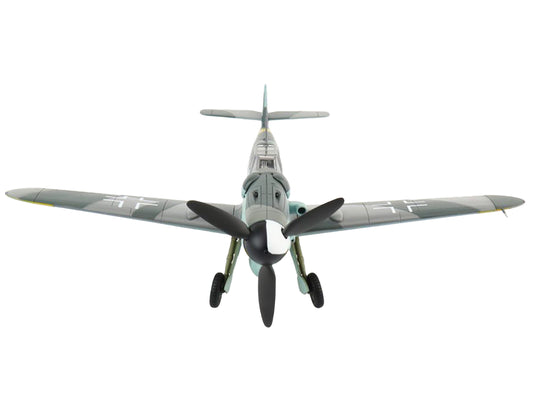 Messerschmitt BF 109G-6 Fighter Aircraft "Mato Dukovac 15. (kroat)/JG.52 Croatia Air Force Crimea" (April 1944) "Air Power Series" 1/48 Diecast Model by Hobby Master