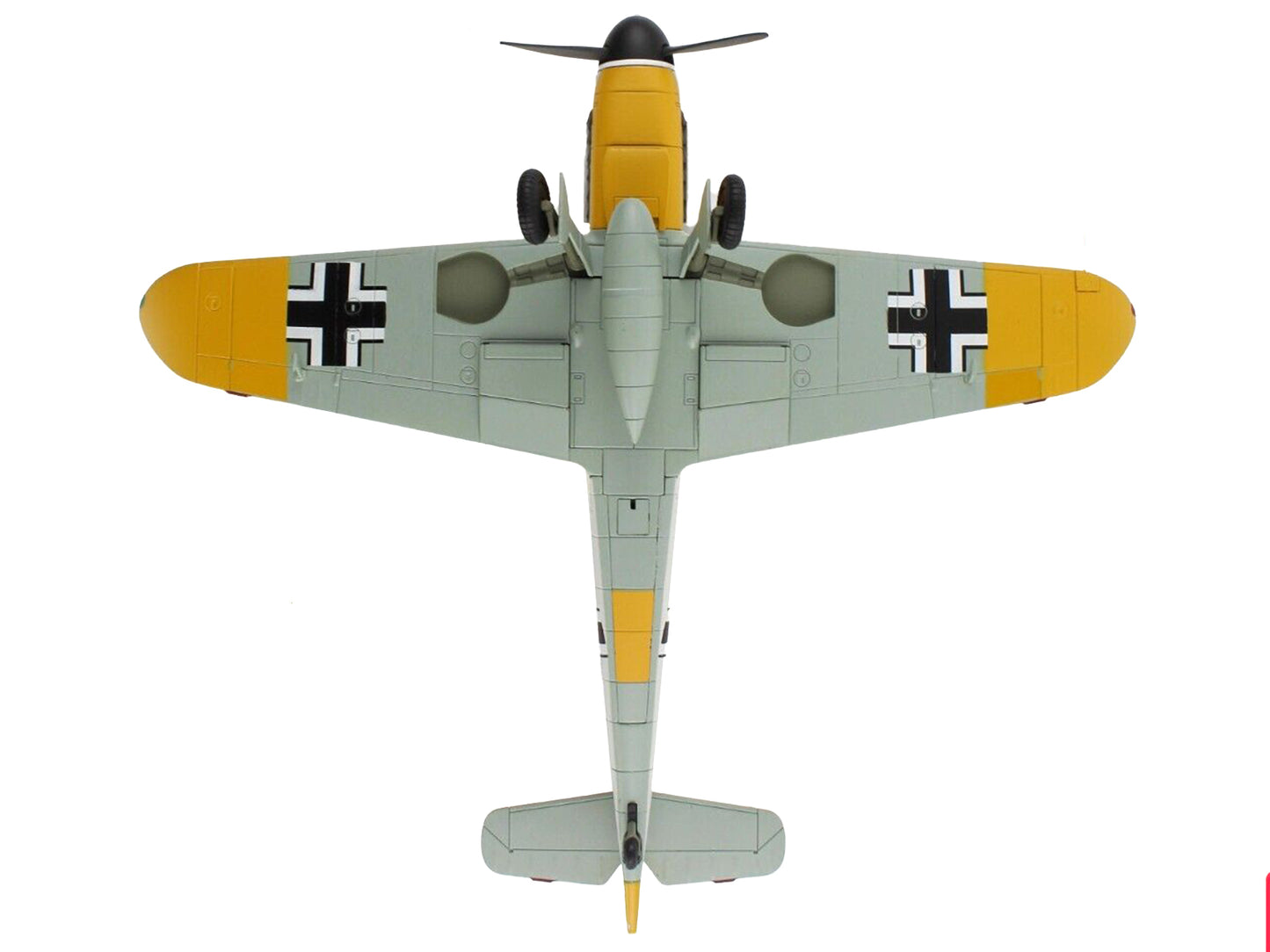 Messerschmitt BF 109F-4 Fighter Aircraft "Obt. Otto Kath Stab/JG 54 Staraya Russia Soviet Union" (1941) German Luftwaffe "Air Power Series" 1/48 Diecast Model by Hobby Master