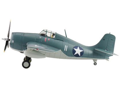 Grumman F4F-4 Wildcat Fighter Aircraft "Lieutenant Scott McCuskey VF-3 USS Yorktown" (1942) United States Navy "Air Power Series" 1/48 Diecast Model by Hobby Master