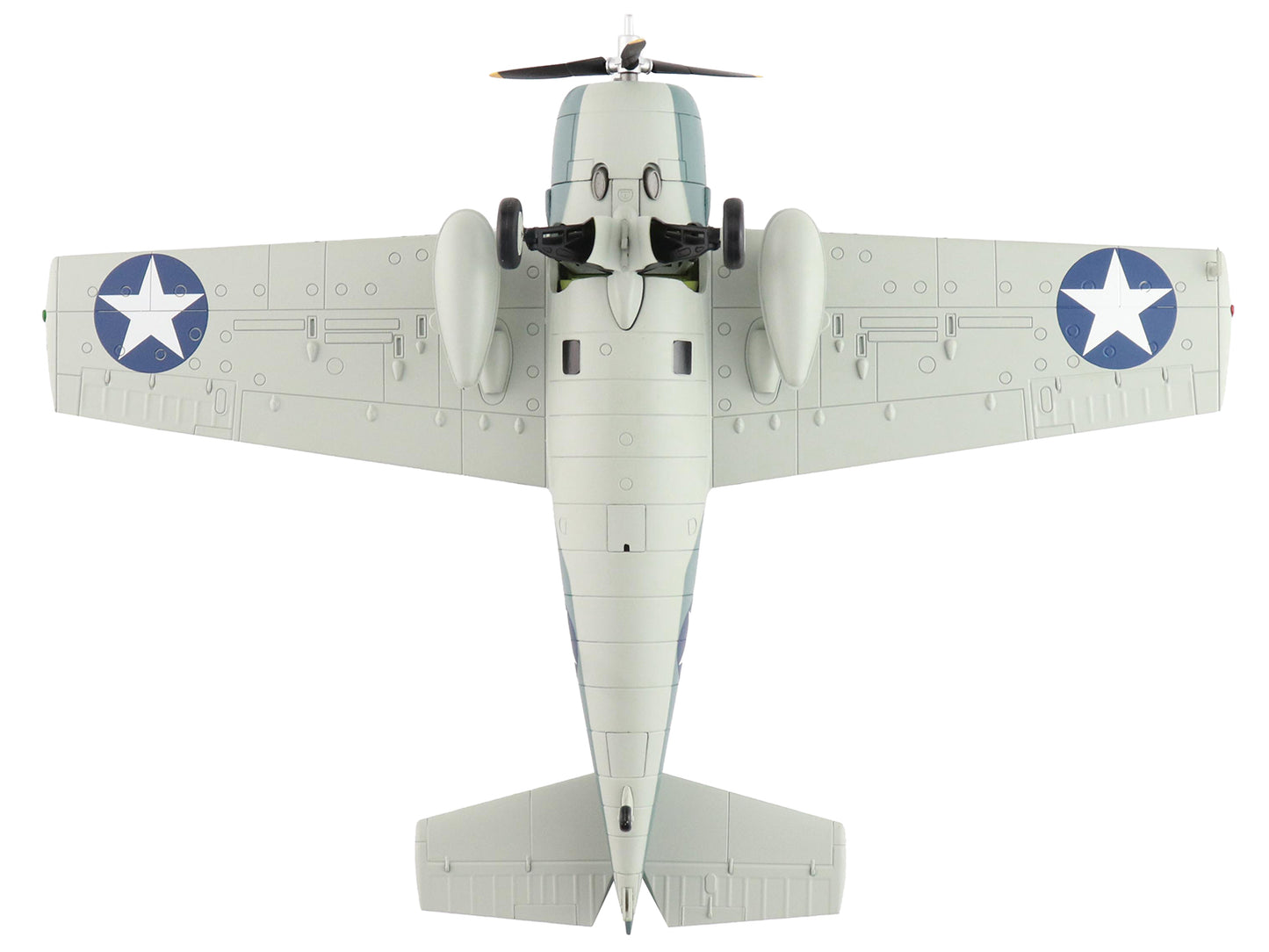 Grumman F4F-4 Wildcat Fighter Aircraft "Lieutenant Scott McCuskey VF-3 USS Yorktown" (1942) United States Navy "Air Power Series" 1/48 Diecast Model by Hobby Master