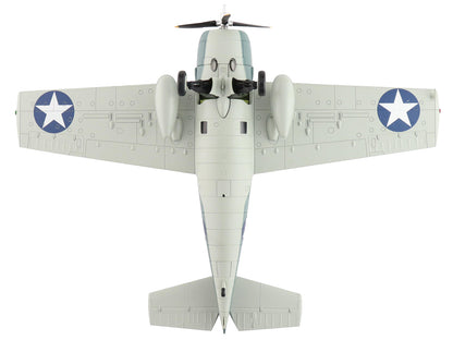 Grumman F4F-4 Wildcat Fighter Aircraft "Lieutenant Scott McCuskey VF-3 USS Yorktown" (1942) United States Navy "Air Power Series" 1/48 Diecast Model by Hobby Master