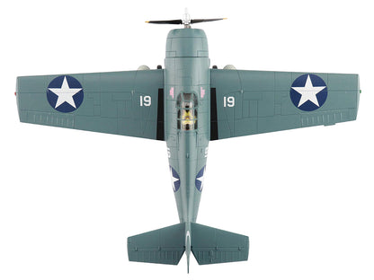 Grumman F4F-4 Wildcat Fighter Aircraft "Battle of Santa Cruz Lt. Swede Vejtasa VF-10 USS Enterprise" (1942) United States Navy "Air Power Series" 1/48 Diecast Model by Hobby Master