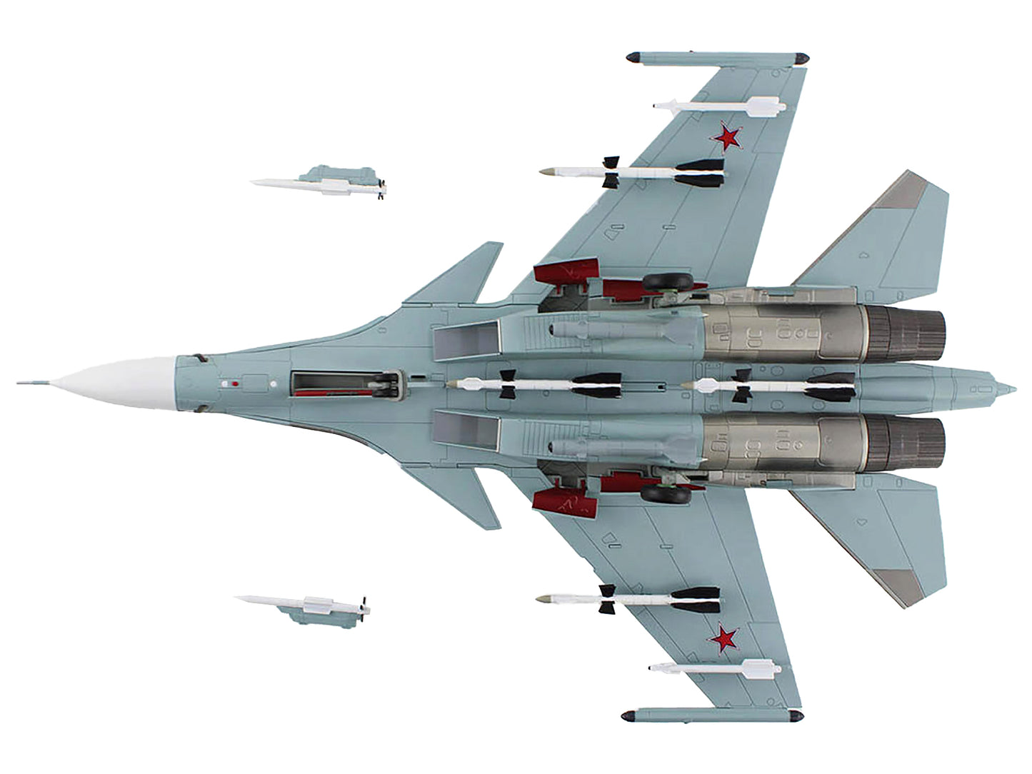 Sukhoi Su-30SM Flanker-C Fighter Aircraft "Kubinka AB Russia" (2018) Russian Air Force "Air Power Series" 1/72 Diecast Model by Hobby Master