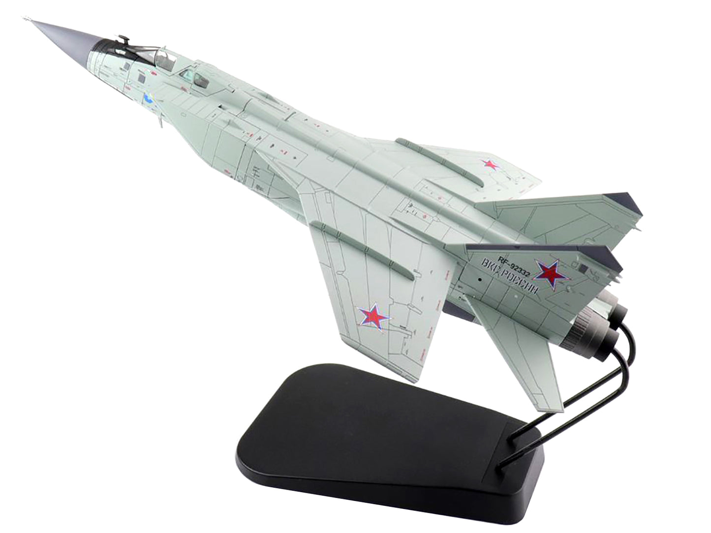 Mikoyan MIG-31K Foxhound D Interceptor Aircraft with KH-47M2 Missile (2022) "Air Power Series" 1/72 Diecast Model by Hobby Master