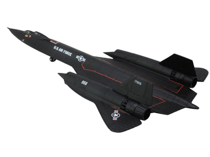 Lockheed SR-71B Blackbird Stealth Aircraft "9th Strategic Reconnaissance Wing Beale Air Base Gumby" United States Air Force 1/200 Diecast Model Airplane by Herpa