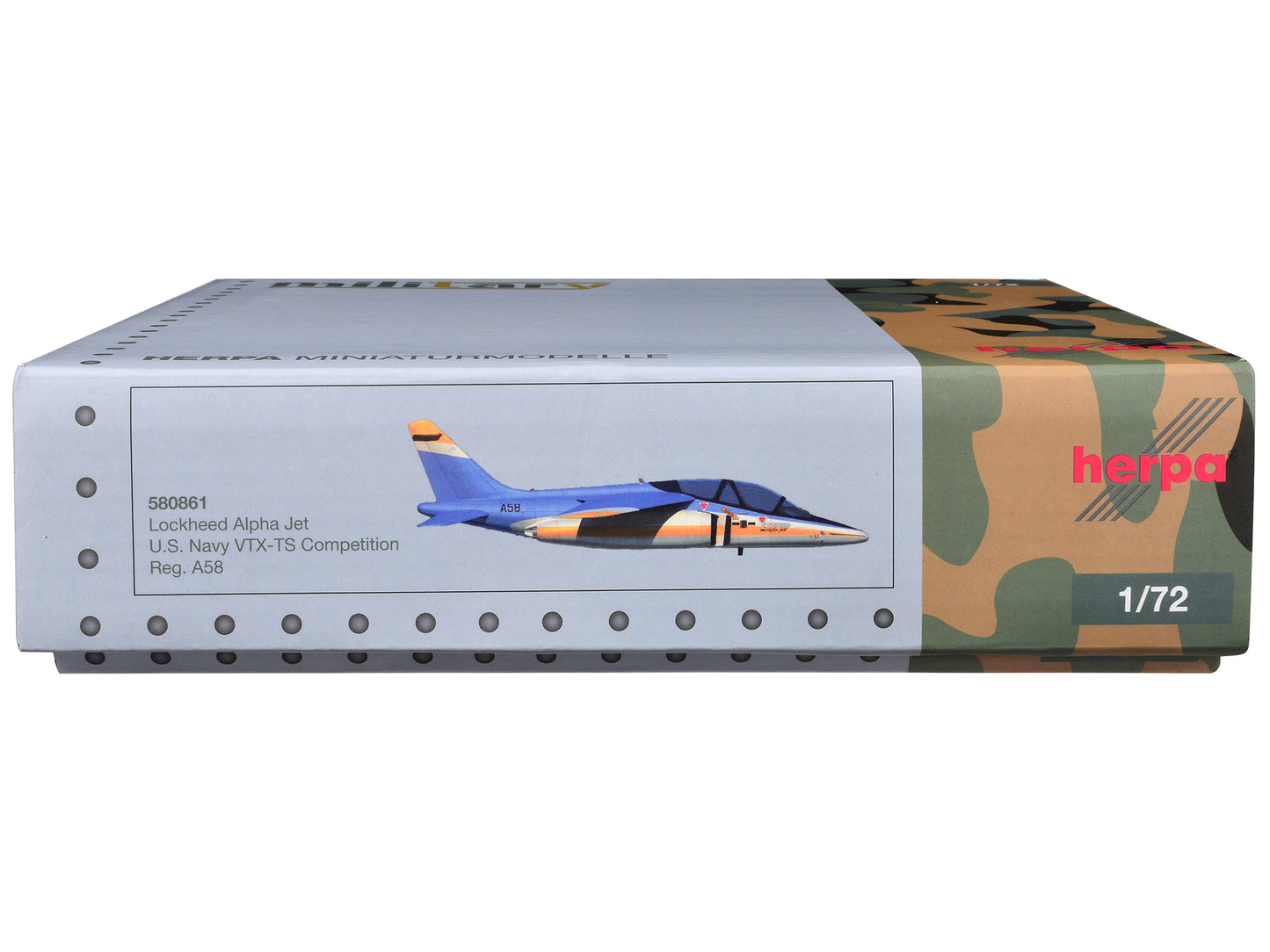 Lockheed Alpha Jet Aircraft "VTX-TS Competition" United States Navy "Military" Series 1/72 Diecast Model Airplane by Herpa