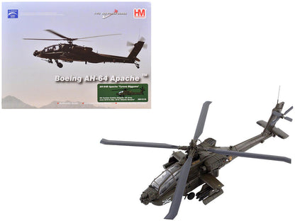 Boeing AH-64D Apache Attack Helicopter "Tyrone Biggums 4th Combat Aviation Brigade Operation Atlantic Resolve" (2018-2019) United States Army "Air Power Series" 1/72 Diecast Model by Hobby Master