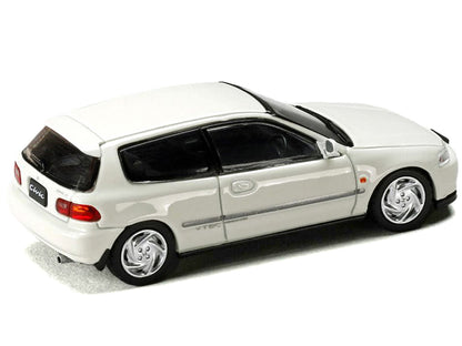 Honda Civic (EG6) SIR-II RHD (Right Hand Drive) Frost White "JDM64" Series 1/64 Diecast Model Car by Hobby Japan