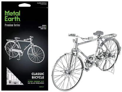 Model Kit Classic Bicycle "Bon Voyage" (Challenging Difficulty) Steel Model by Metal Earth