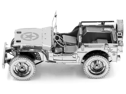 Model Kit Willys Overland Jeep (Challenging Difficulty) Steel Model by Metal Earth