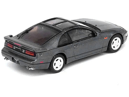 Nissan Fairlady Z (Z32) RHD (Right Hand Drive) Oxford Gray Metallic with Extra Wheels 1/64 Diecast Model Car by Inno Models