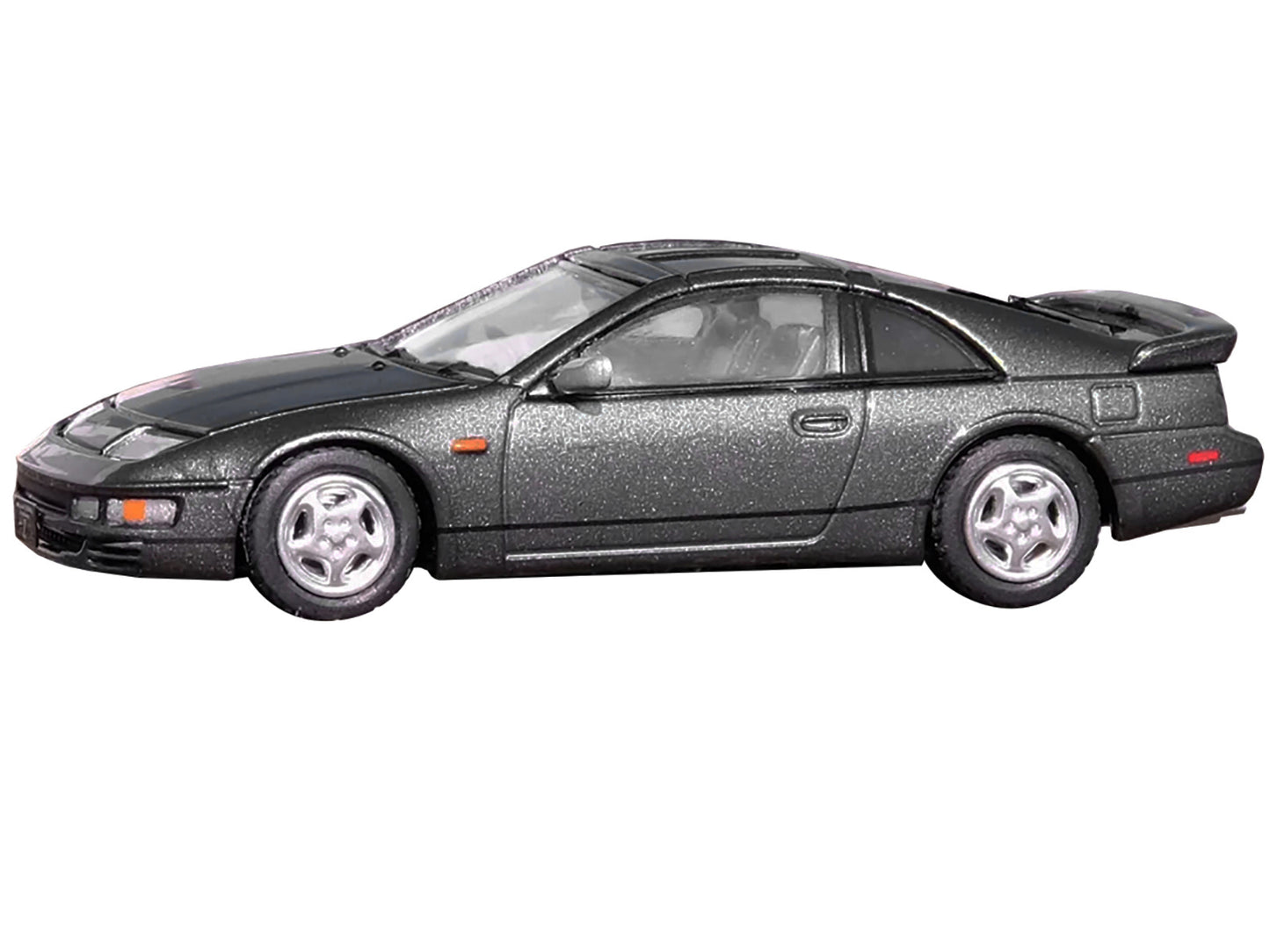 Nissan Fairlady Z (Z32) RHD (Right Hand Drive) Oxford Gray Metallic with Extra Wheels 1/64 Diecast Model Car by Inno Models