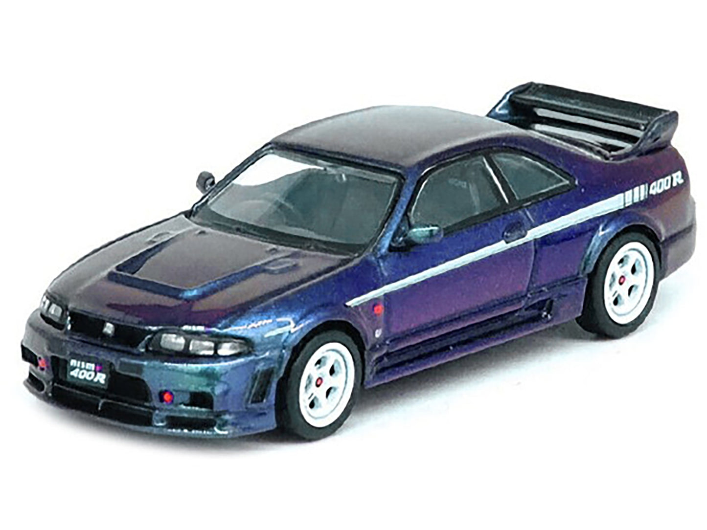 Nissan Skyline GT-R (R33) Nismo 400R RHD (Right Hand Drive) Midnight Purple II Metallic "Hong Kong Toycar Salon 2023 Special Edition" 1/64 Diecast Model Car by Inno Models