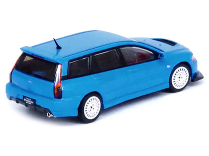 Mitsubishi Lancer Evolution IX Wagon RHD (Right Hand Drive) Blue 1/64 Diecast Model Car by Inno Models