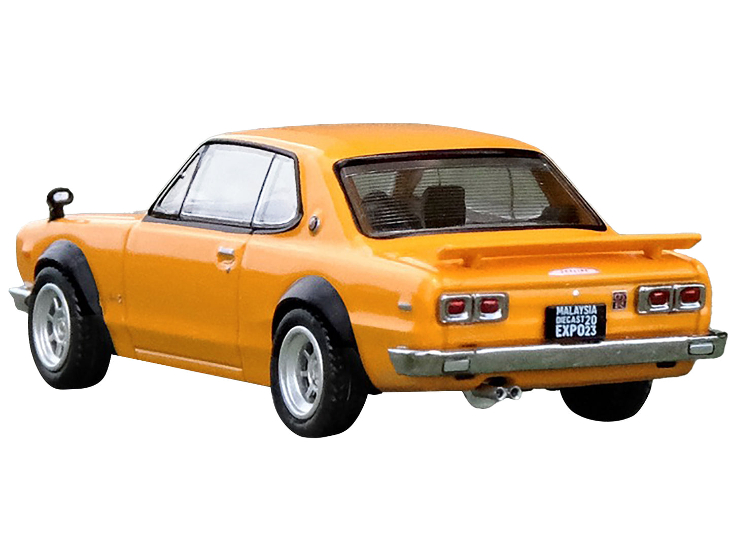 Nissan Skyline 2000 GT-R (KPGC10) RHD (Right Hand Drive) Orange "Malaysia Diecast Expo Event Edition" (2023) 1/64 Diecast Model Car by Inno Models