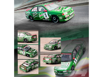 Nissan Primera (P10) RHD (Right Hand Drive) #3 Masahiro Hasemi "Castrol Primera" JTCC (Japanese Touring Car Championship) Sugo (1994) 1/64 Diecast Model Car by Inno Models