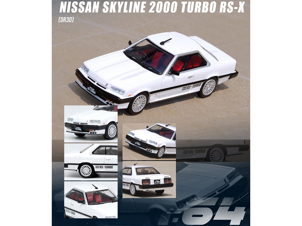 Nissan Skyline 2000 RS-X Turbo (DR30) RHD (Right Hand Drive) White 1/64 Diecast Model Car by Inno Models