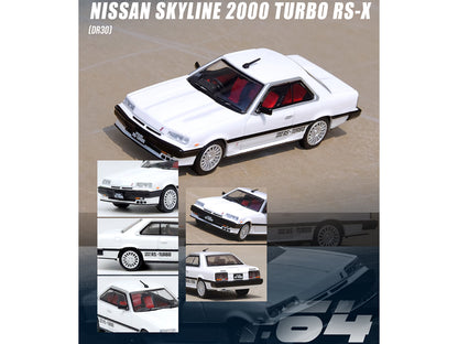 Nissan Skyline 2000 RS-X Turbo (DR30) RHD (Right Hand Drive) White 1/64 Diecast Model Car by Inno Models