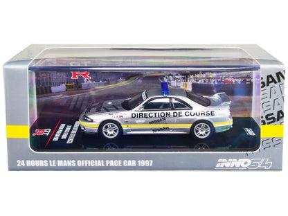 Nissan Skyline GT-R (R33) RHD (Right Hand Drive) "24 Hours of Le Mans - Official Pace Car" (1997) 1/64 Diecast Model Car by Inno Models