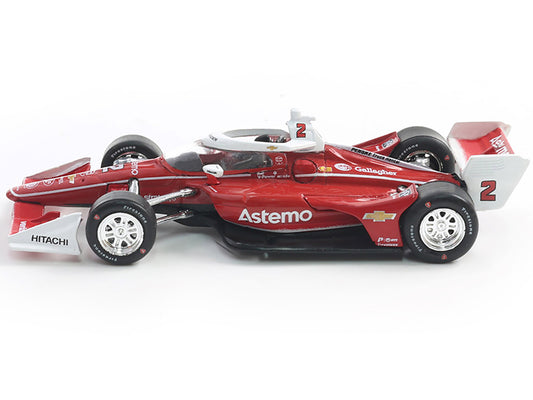 Dallara IndyCar #2 Josef Newgarden "Astemo" Team Penske (Road Course Configuration) "NTT IndyCar Series" (2025) 1/64 Diecast Model Car by IXO Models