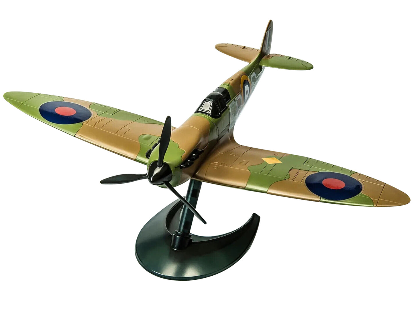 Skill 1 Model Kit Spitfire Snap Together Painted Plastic Model Airplane Kit by Airfix Quickbuild