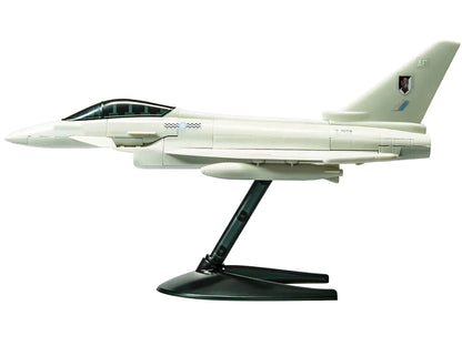 Skill 1 Model Kit Eurofighter Typhoon Snap Together Painted Plastic Model Airplane Kit by Airfix Quickbuild