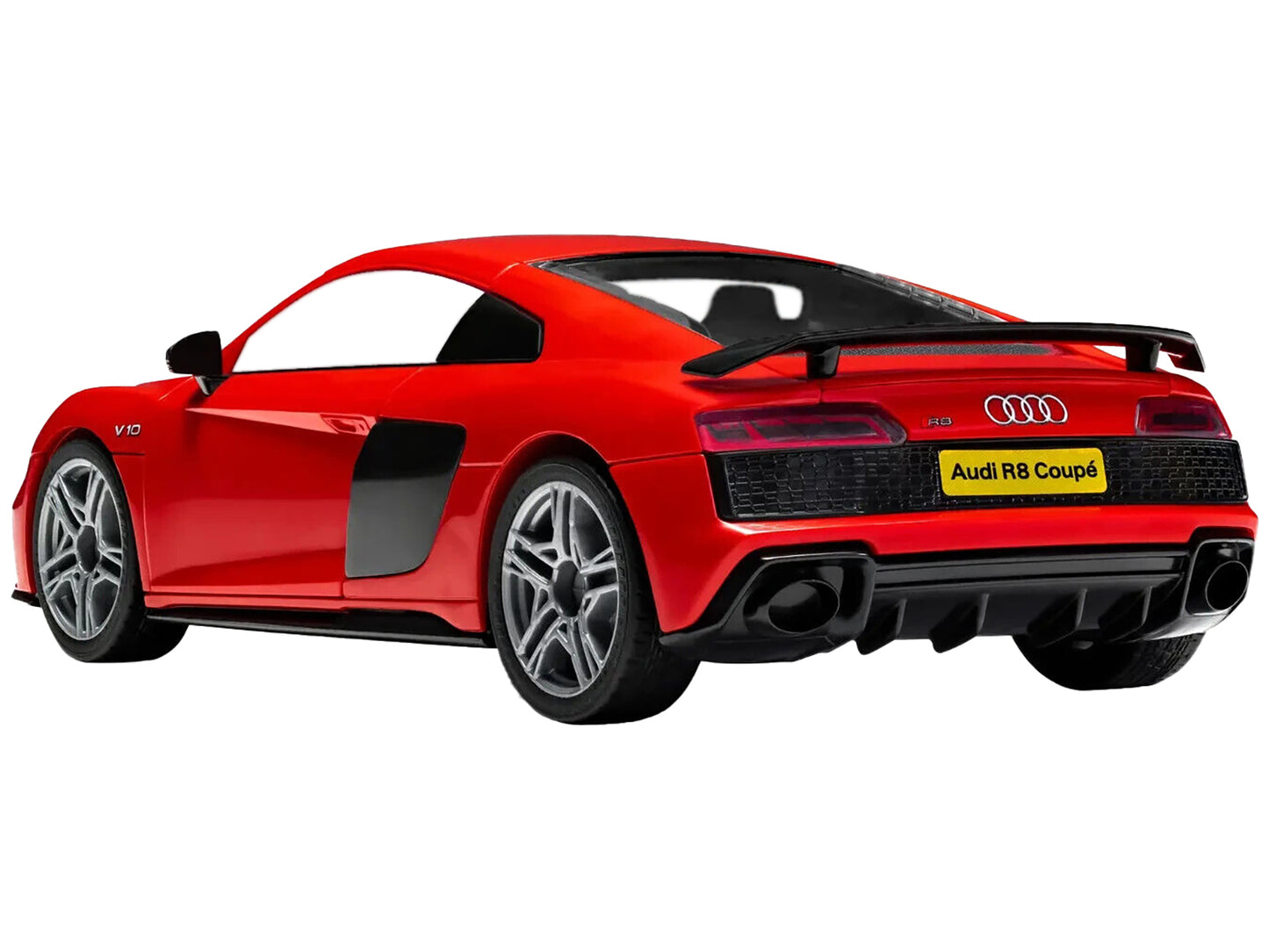 Skill 1 Model Kit Audi R8 Coupe Red Snap Together Model by Airfix Quickbuild