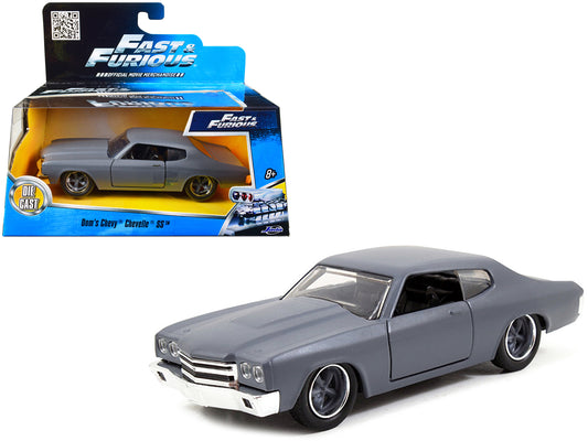 Dom's Chevrolet Chevelle SS Primer Grey "Fast & Furious" Movie 1/32 Diecast Model Car by Jada