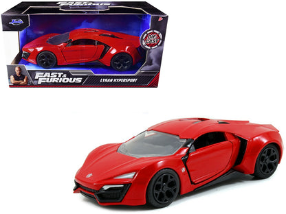 Lykan Hypersport Red "Fast & Furious 7" (2015) Movie 1/32 Diecast Model Car by Jada