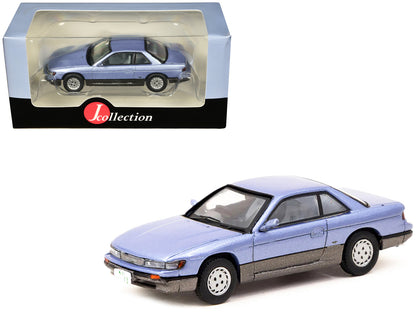 Nissan Silvia S13 RHD (Right Hand Drive) Blue Metallic and Gray "J Collection" Series 1/64 Diecast Model by Tarmac Works