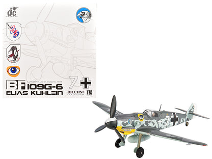 Messerschmitt BF 109G-6 Fighter Aircraft "JG 51 Bulgaria" (1944) German Luftwaffe 1/72 Die Cast Model by JC Wings