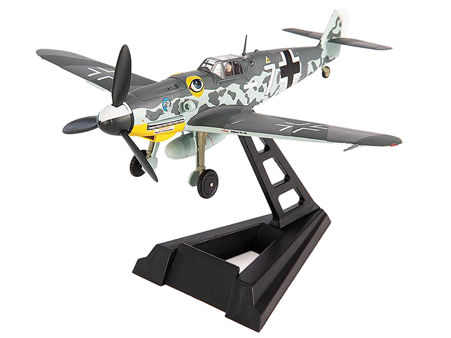 Messerschmitt BF 109G-6 Fighter Aircraft "JG 51 Bulgaria" (1944) German Luftwaffe 1/72 Die Cast Model by JC Wings